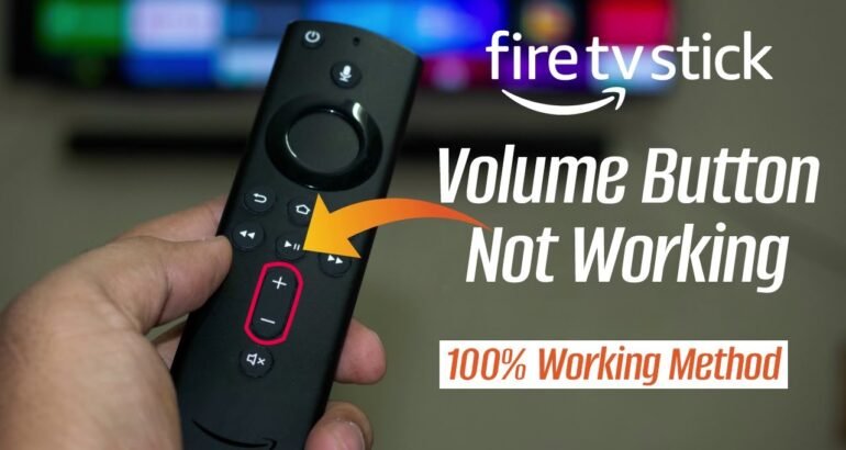 How to Fix Firestick Remote Volume Not Working