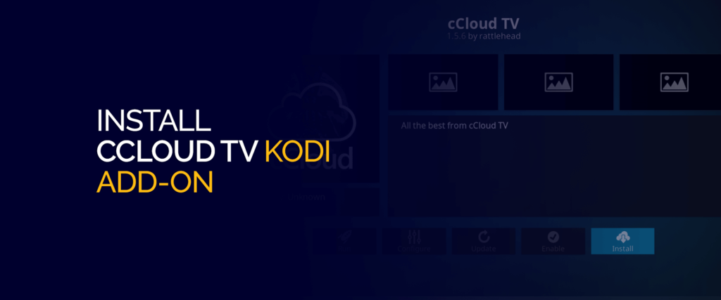 Install cCloud TV On Kodi
